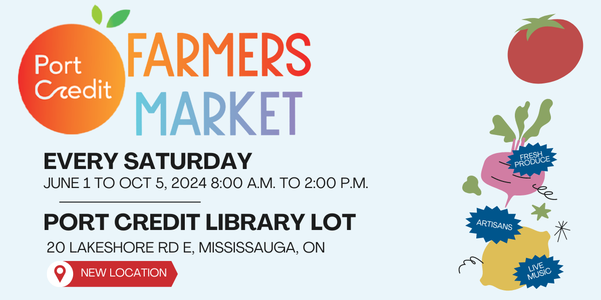 Port Credit Farmers Market event banner